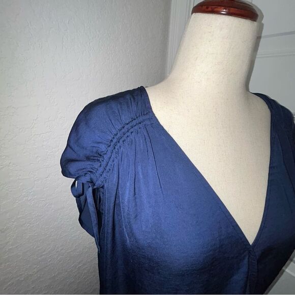 MICHAEL Michael Kors Faux Wrap Blouse Shirt Top - Picture 2 of 10